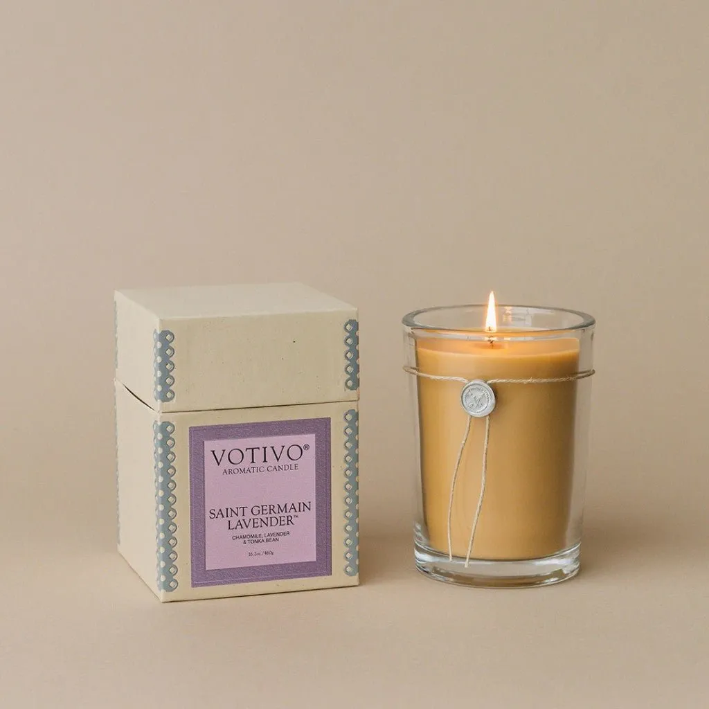 16.2oz Aromatic Candle in Saint Germain Lavender