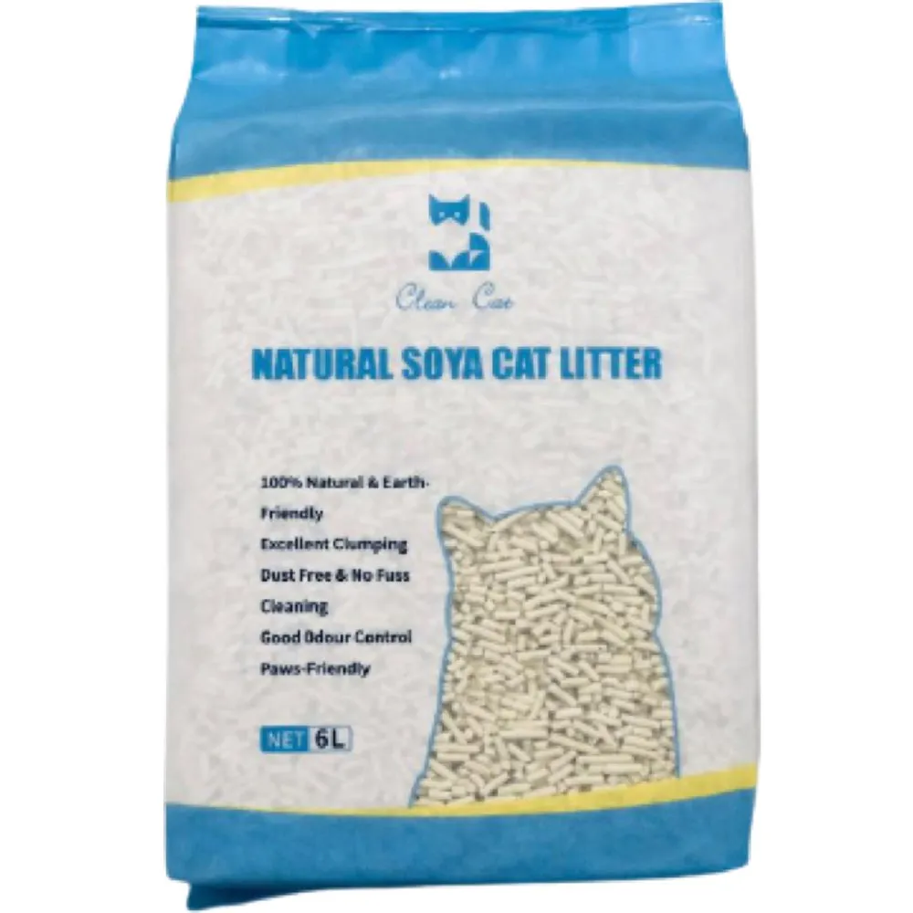 2 FOR $12: Clean Cat Natural Soya Cat Litter (3mm) 6L