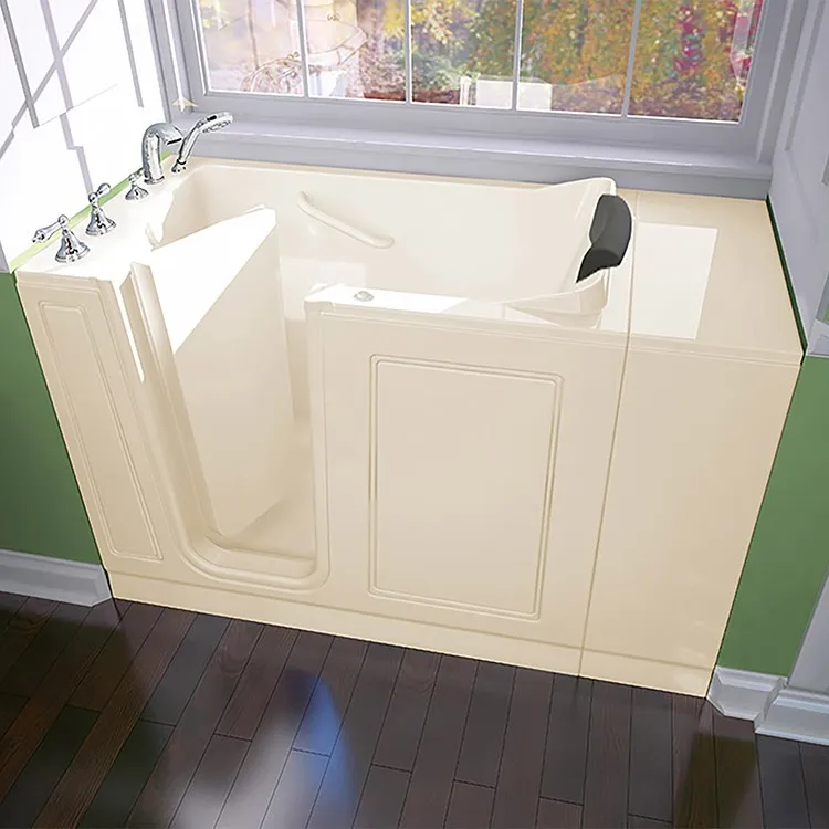 2848 Series 28"W x 48"L Acrylic Walk-In Air Spa Bathtub with Left-Hand Drain/Faucet