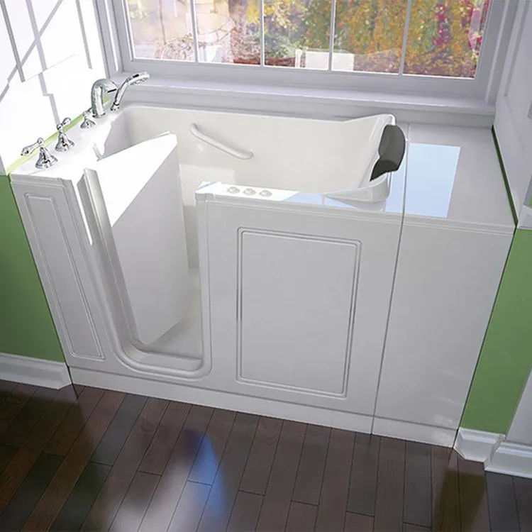 2848 Series 28"W x 48"L Acrylic Walk-In Combination Bathtub with Left-Hand Drain/Faucet