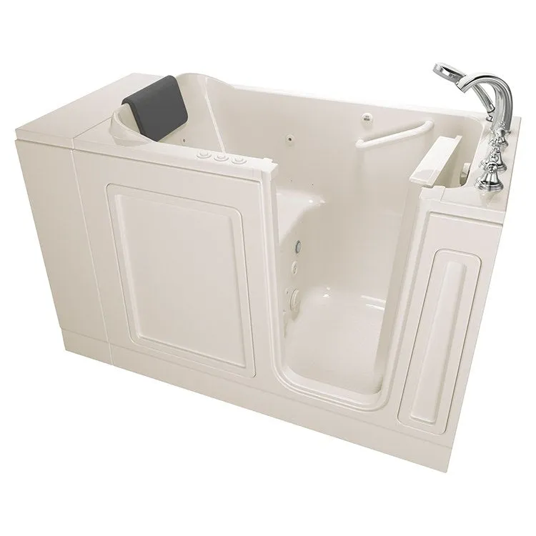 2848 Series 28"W x 48"L Acrylic Walk-In Combination Bathtub with Right-Hand Drain/Faucet