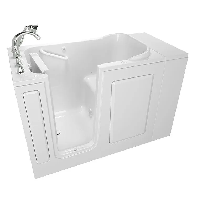 2848 Series 28"W x 48"L Gelcoat Walk-In Air Spa Bathtub with Left-Hand Drain/Faucet