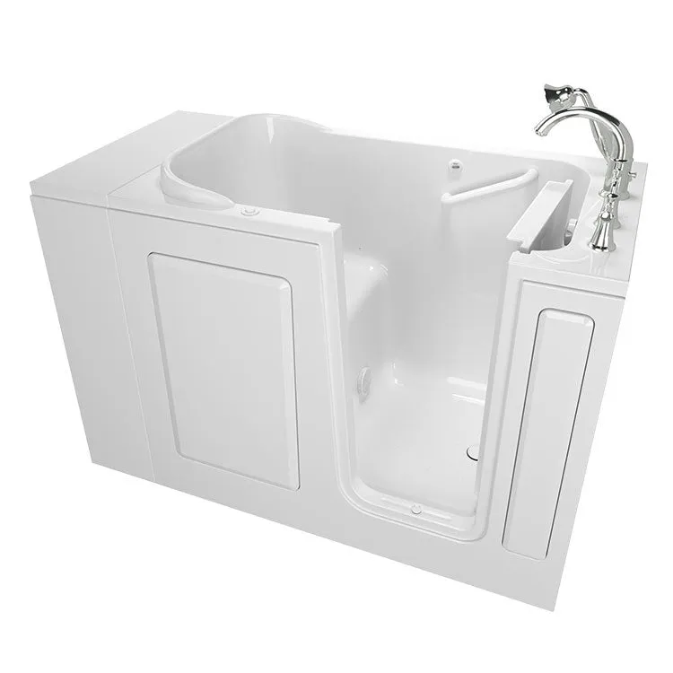 2848 Series 28"W x 48"L Gelcoat Walk-In Air Spa Bathtub with Right-Hand Drain/Faucet