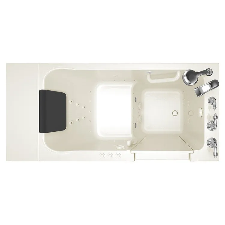 3051 Series 30"W x 51"L Acrylic Walk-In Combination Bathtub with Right-Hand Drain/Faucet