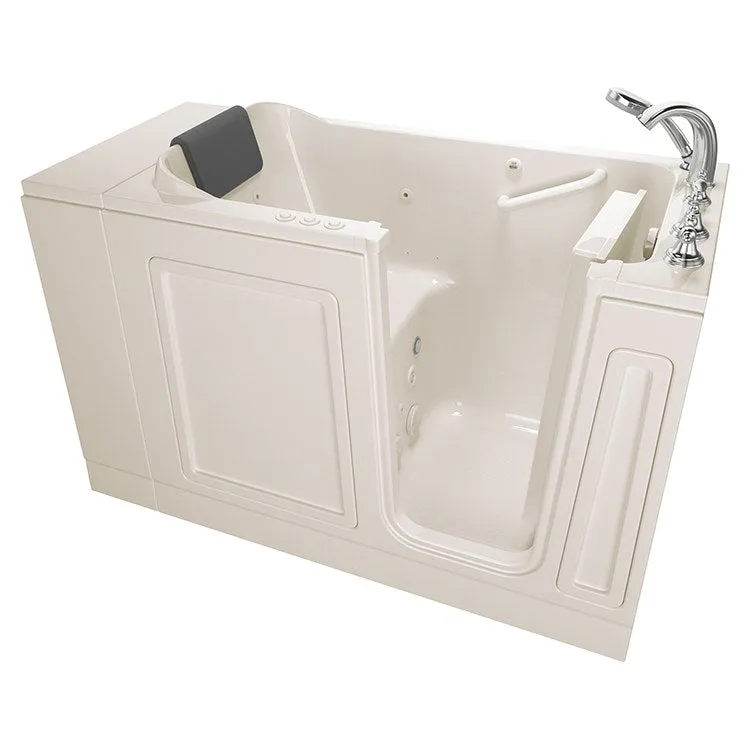 3051 Series 30"W x 51"L Acrylic Walk-In Combination Bathtub with Right-Hand Drain/Faucet