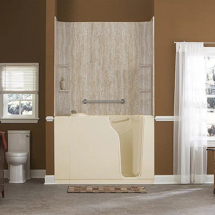 3052 Series 30"W x 52"L Gelcoat Walk-In Combination Bathtub with Right-Hand Drain/Faucet