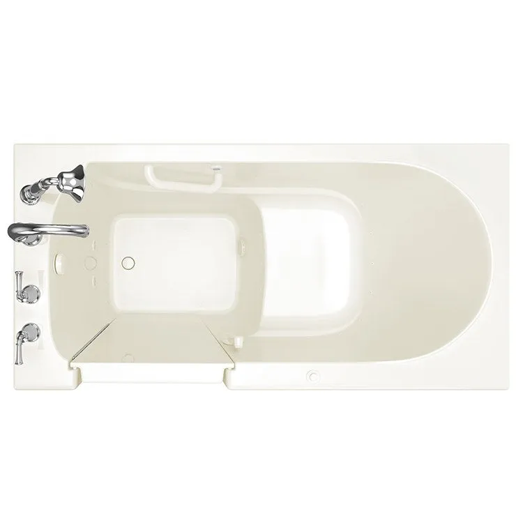 3060 Series 30"W x 60"L Gelcoat Walk-In Air Spa Bathtub with Left-Hand Drain/Faucet