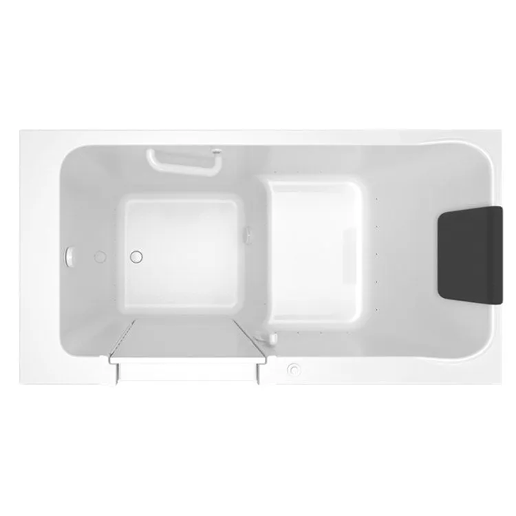 3260 Series 32"W x 60"L Acrylic Walk-In Air Spa Bathtub with Left-Hand Drain