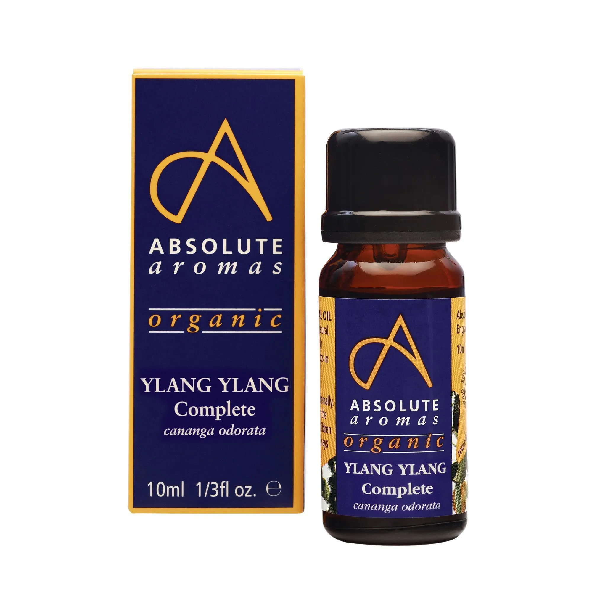 Absolute Aromas Organic Ylang Ylang Complete Essential Oil, 10mL