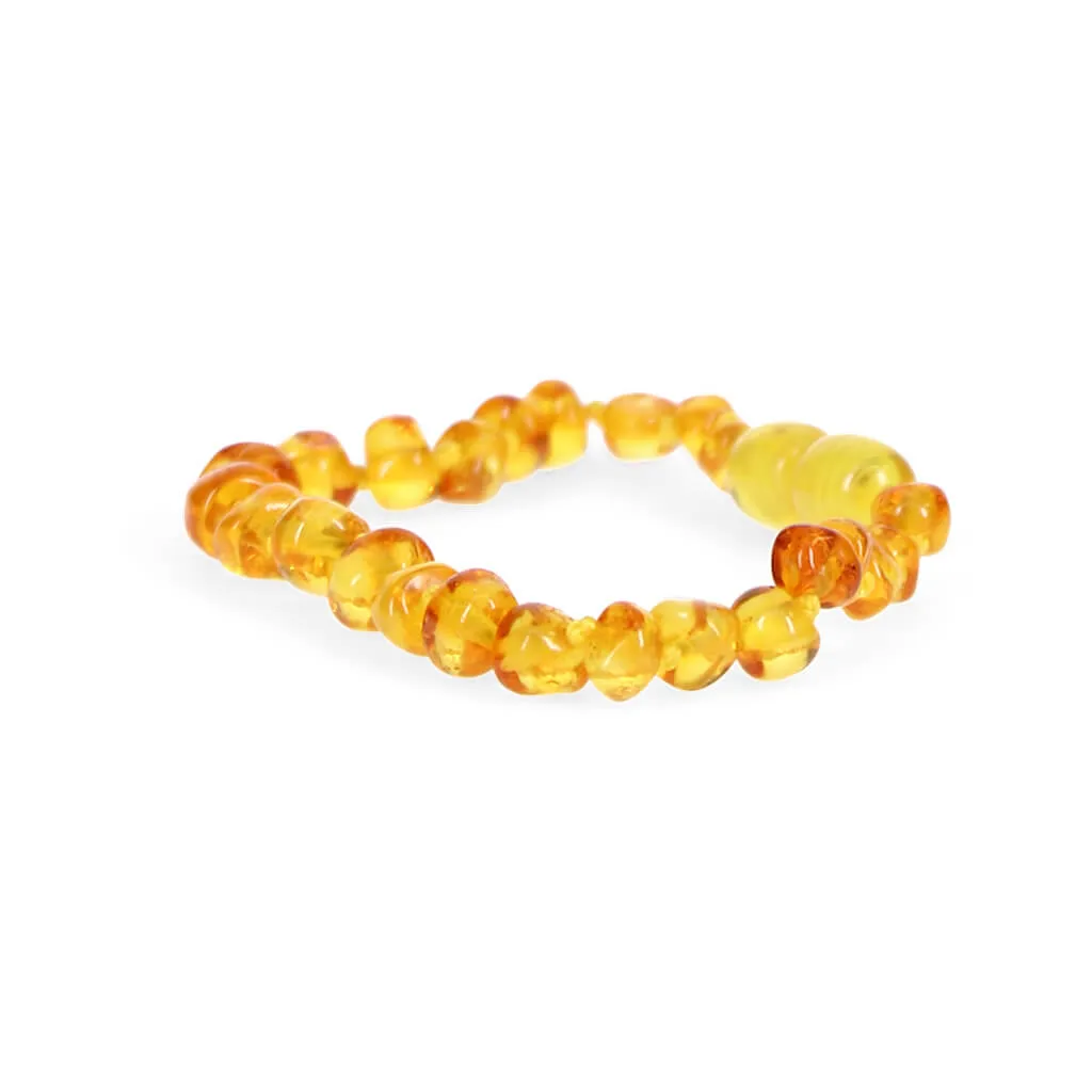 Amber Anklet