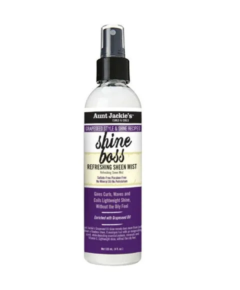 Aunt Jackie's Grapeseed Shine Boss Refreshing Sheen Mist 118ml