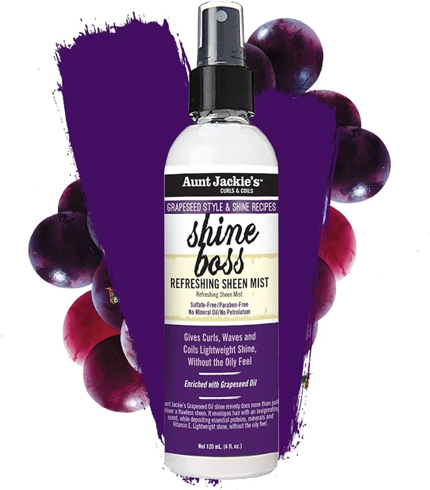 Aunt Jackie's Grapeseed Shine Boss Refreshing Sheen Mist 118ml