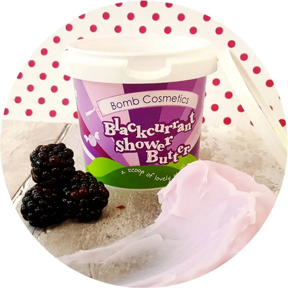 Bomb Cosmetics Blackcurrant Cleansing Shower Butter 320g