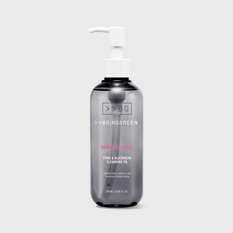 [BRING GREEN] Bamboo Charcoal Pore & Blackhead Cleansing Oil 200ml