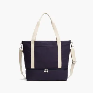 Catalina Deluxe Tote - Eco Friendly Canvas - Deep Navy