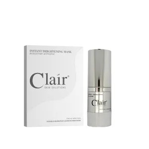 Clair® Skin Solutions Instant Brightening Mask 4's 25ml & Gentle Exfoliating Cleanser 15ml