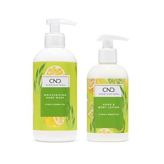 CND - Scentsations Citrus & Green Tea Handwash Lotion Duo