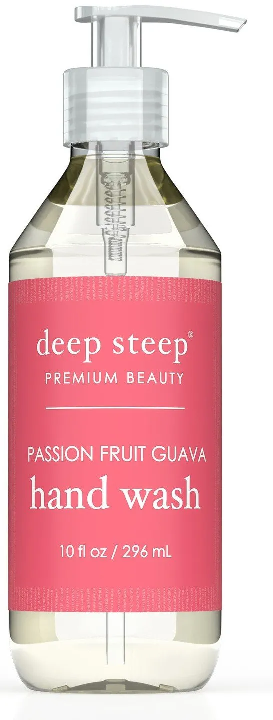 Deep Steep Hand Wash Passion Fruit Guava 10 oz Liquid