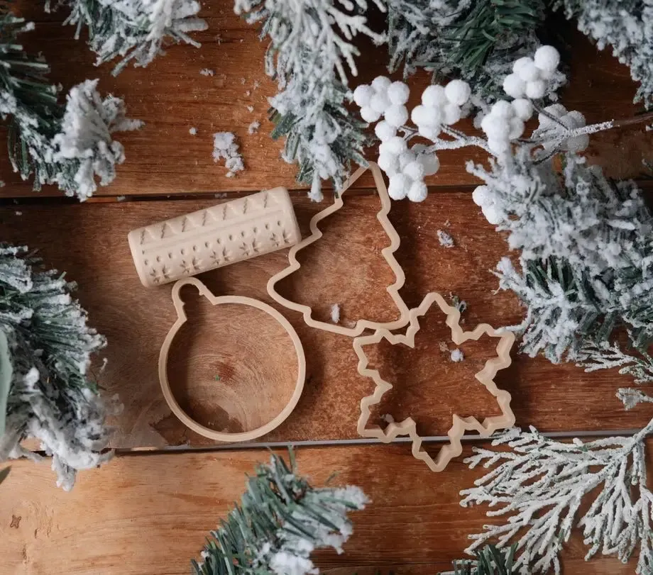 Eco-friendly Christmas Ornament Cutter Set