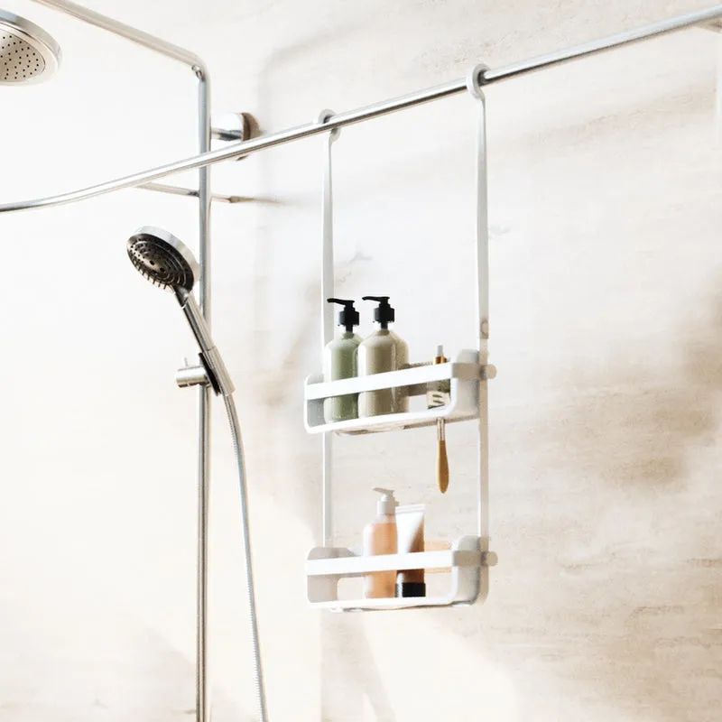 FLEX SHOWER CADDY - Black / White