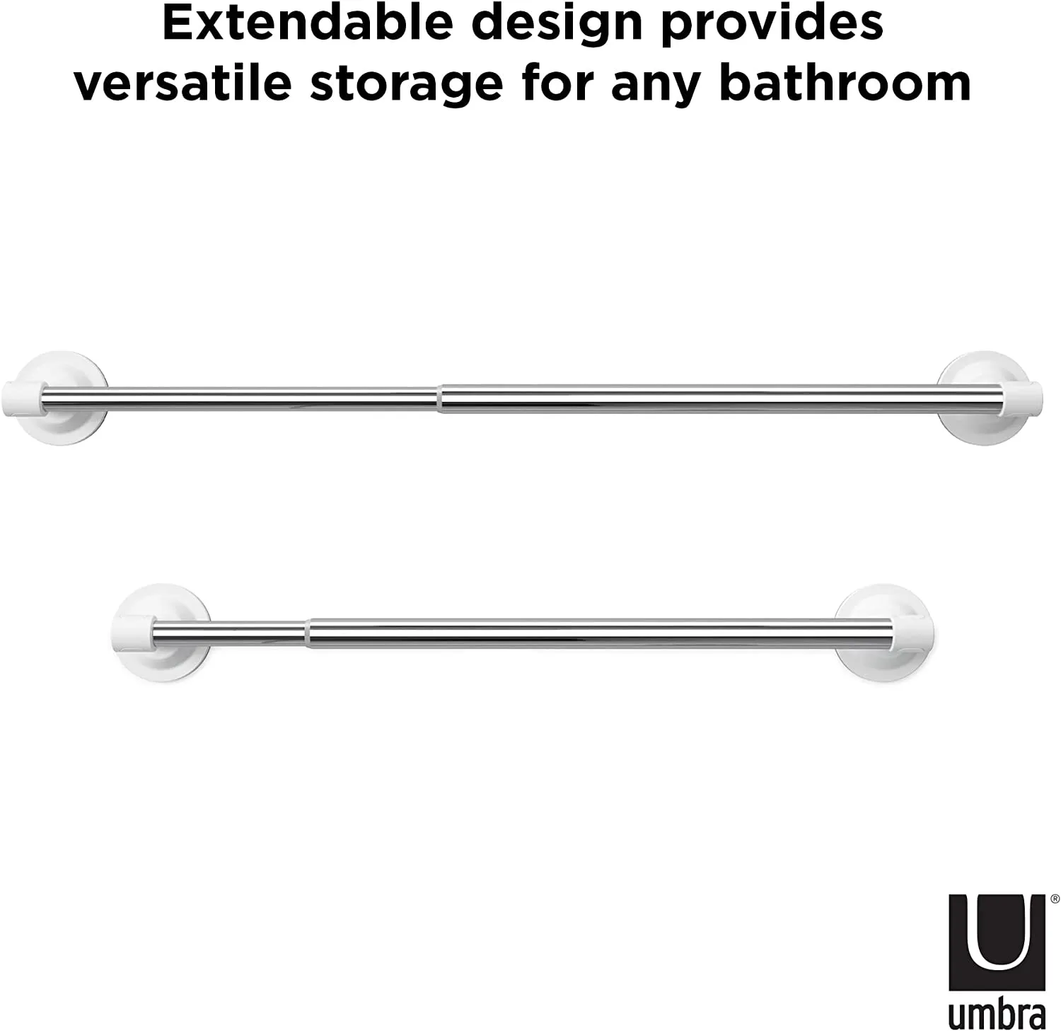 FLEX SURE-LOCK TOWEL BAR CHROME