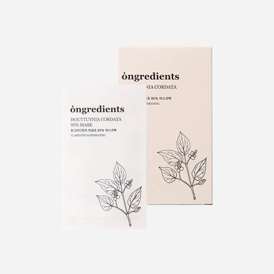 Houttuynia Cordata 95% Mask 1ea