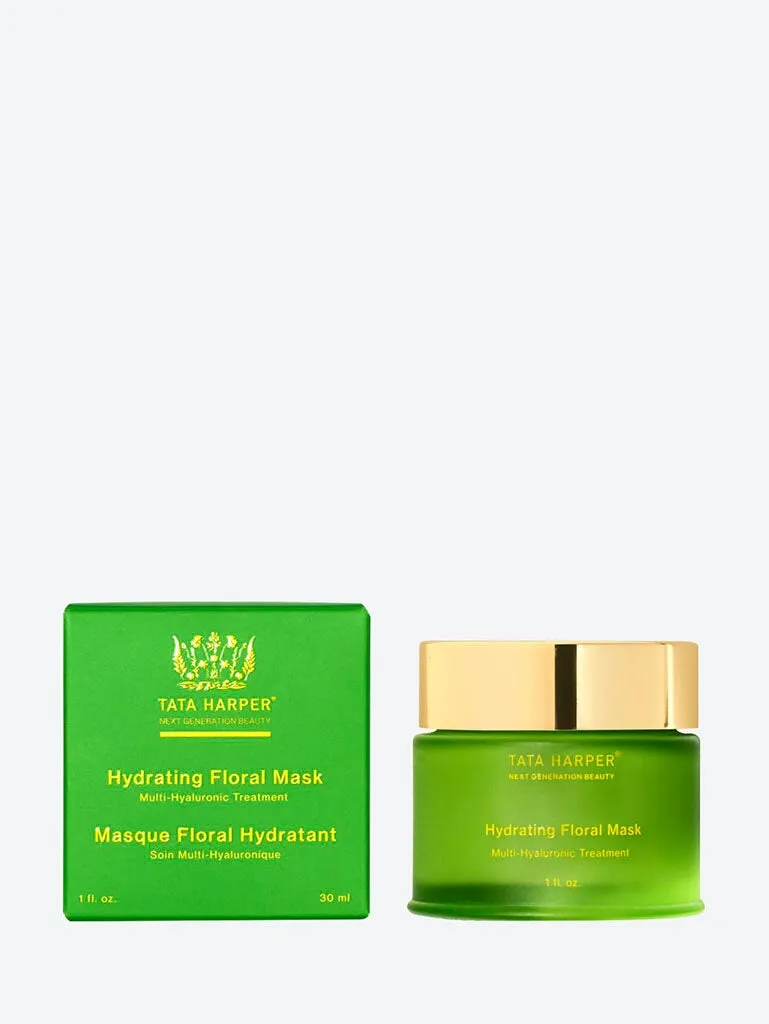 Hydrating floral mask