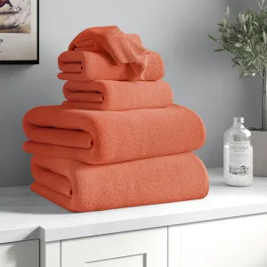 Janessa Egyptian-Quality Cotton 6 Piece Plush Towel Set