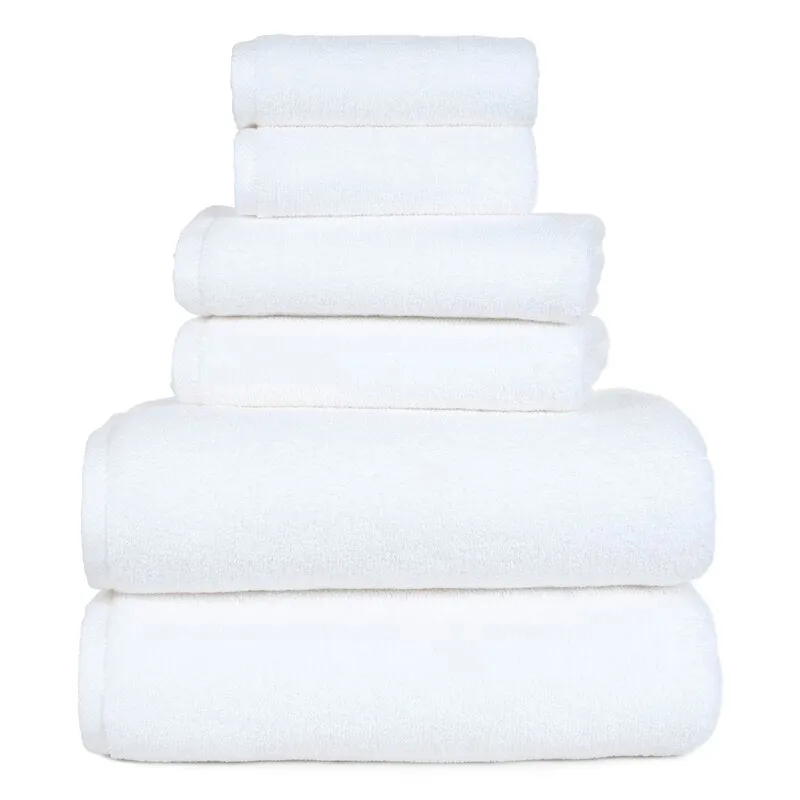 Janessa Egyptian-Quality Cotton 6 Piece Plush Towel Set