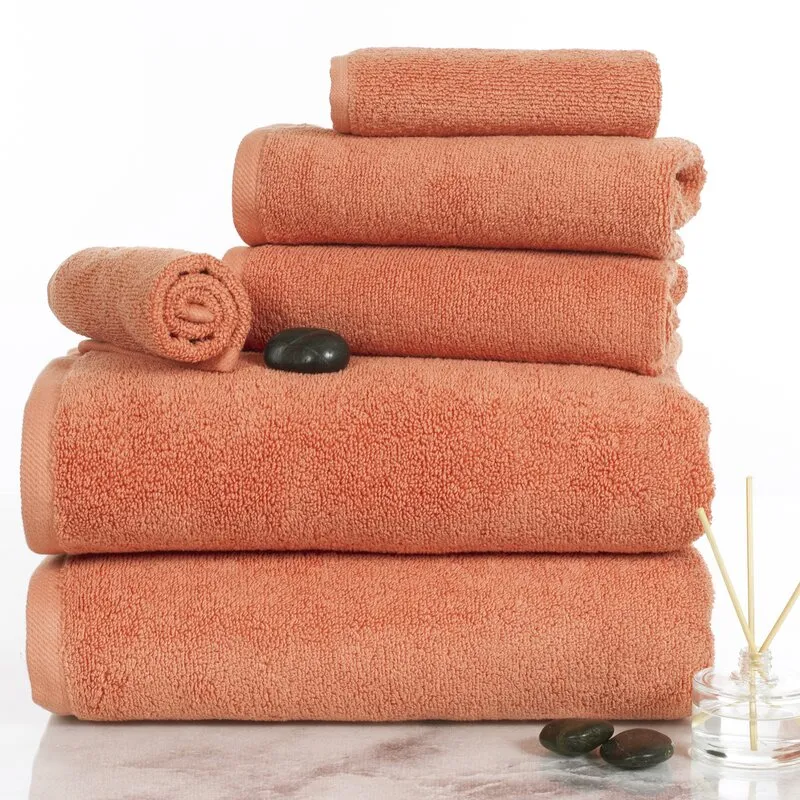 Janessa Egyptian-Quality Cotton 6 Piece Plush Towel Set