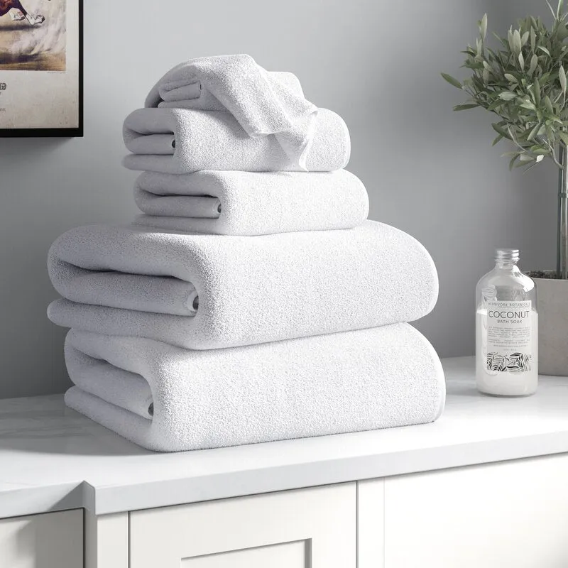 Janessa Egyptian-Quality Cotton 6 Piece Plush Towel Set