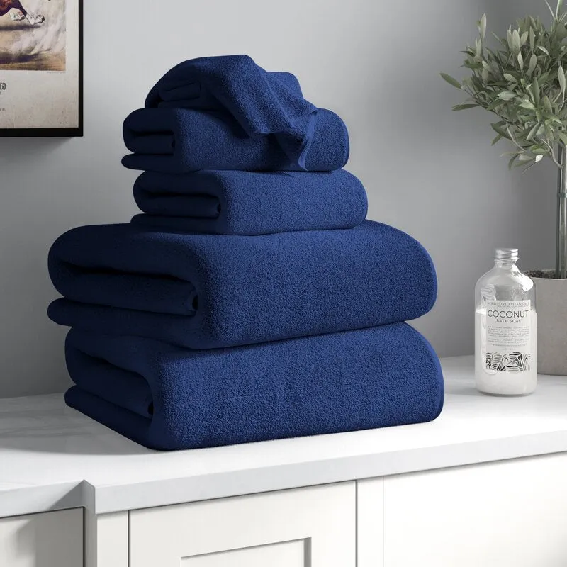 Janessa Egyptian-Quality Cotton 6 Piece Plush Towel Set