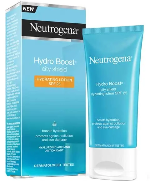 Johnson And Johnson Neutrogena Hydro Boost City Shield Hydrating Lotion SPF 25