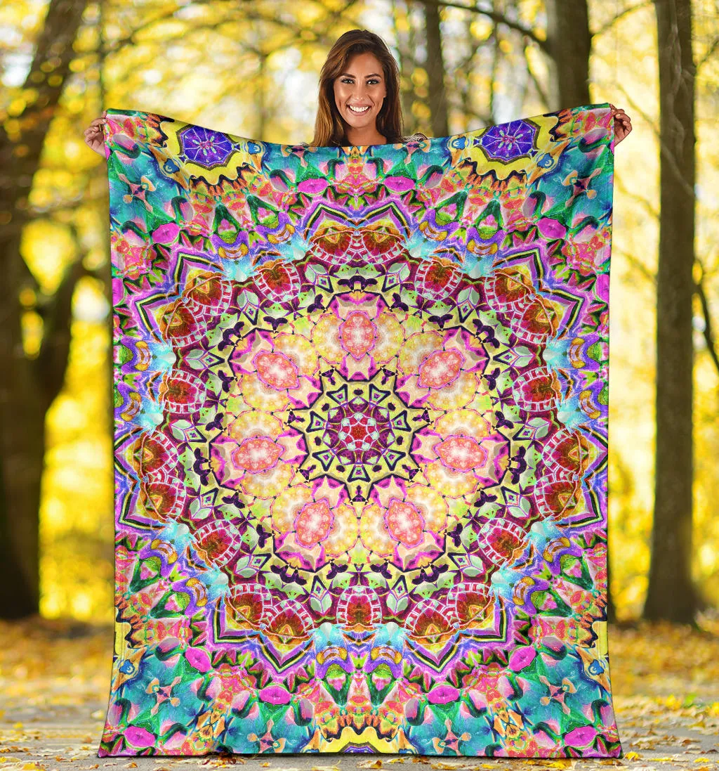 Kaleidos III | Microfleece Blanket | Makroverset