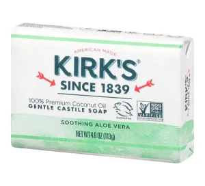 Kirk's Natural Aloe Vera Bar Soap 4 oz Bar