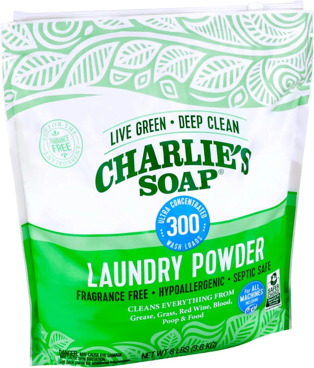 Laundry Powder, Hypoallergenic Deep Cleaning Washing Powder Detergent, Eco-Friendly, Safe, and Effective