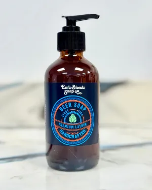 Liquid Beer Hand Soap | Hydrating & Nourishing Natural Hand Cleanser