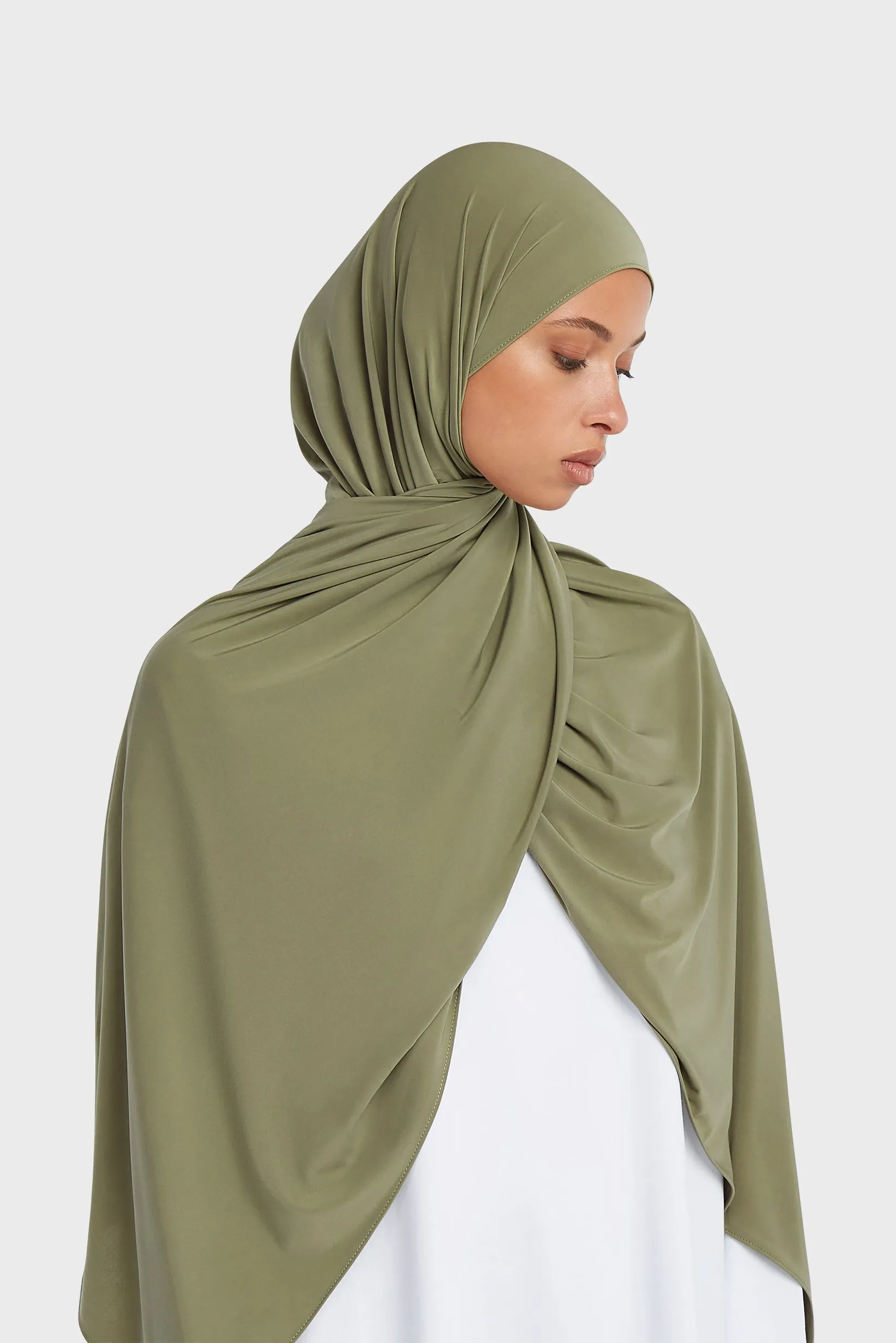 Liquid Jersey Scarf | Sage