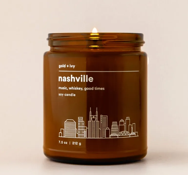 Nashville soy candle - standard 7.5 oz