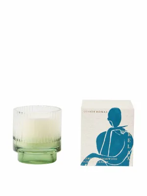 Nora relax jasmine and cedarwood scented candle