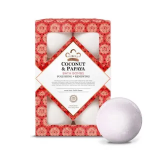 Nubian Heritage Coconut & Papaya Bath Bomb 2 oz Box