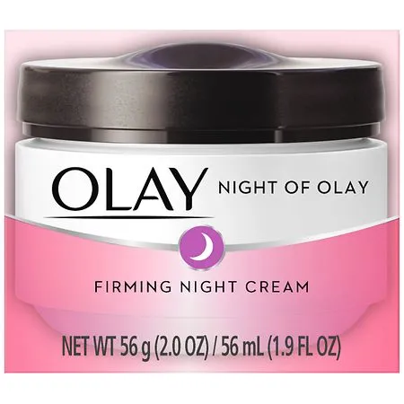 Olay Firming Night Cream Face Moisturizer 2oz