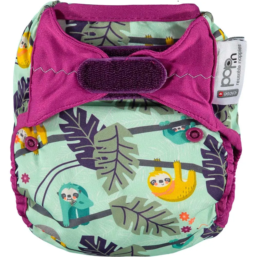 Pop-in Sloth Velcro Nappy Wrap