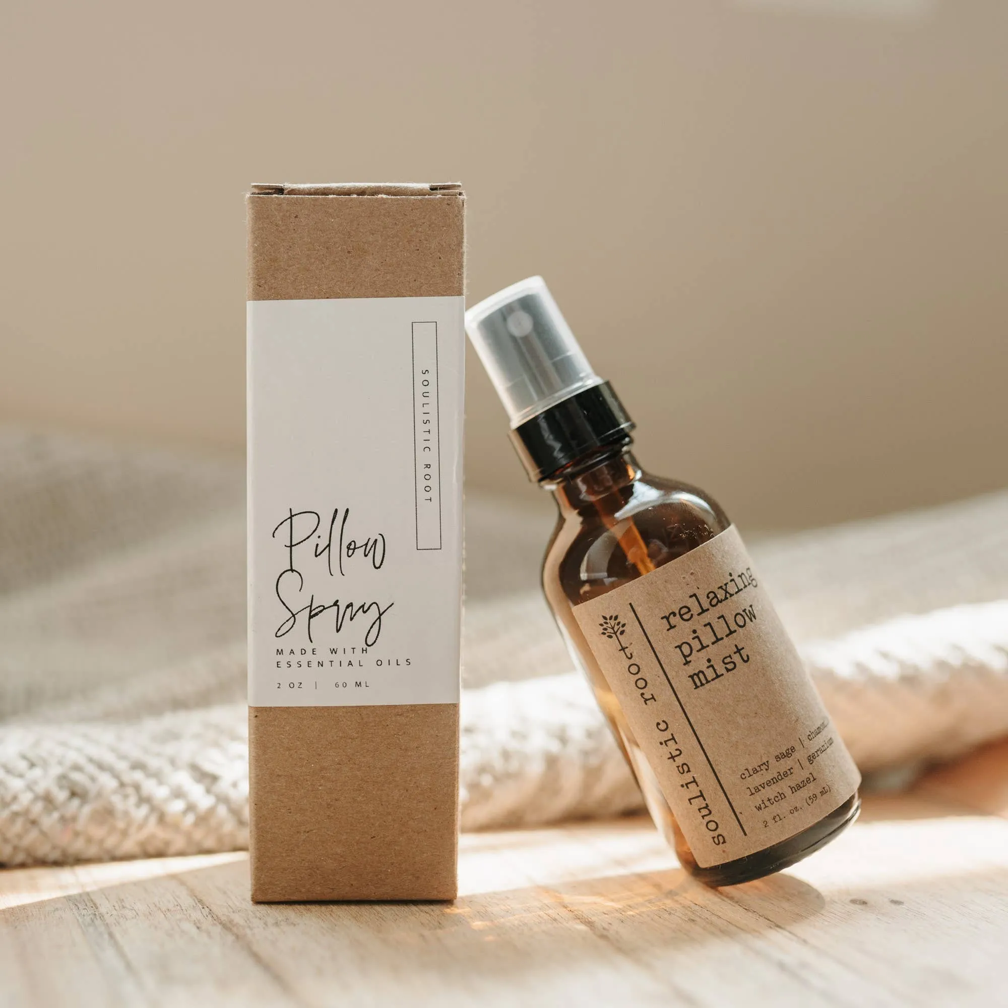 Relaxing Pillow Spray | Sleep & Linen Spray w/ Essential Oil