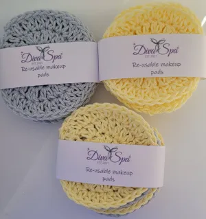 Reusable Handmade Crochet cotton rounds- pack of 5