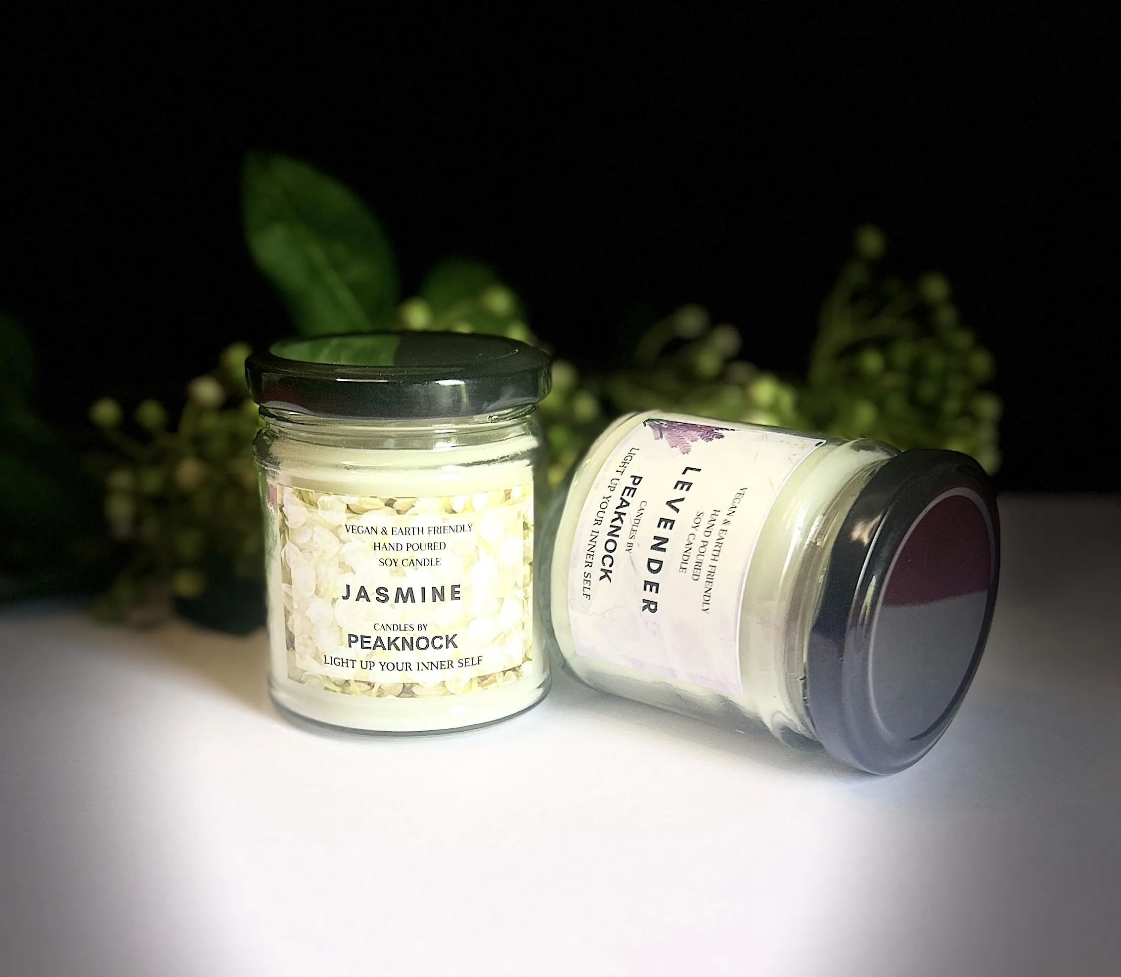 Scented Candles for Home Decor | 200ML Big Size High Fragrance Candles for Bedroom | Candles for Gifting | Combo Pack | (Rose-Levender-Jasmine)