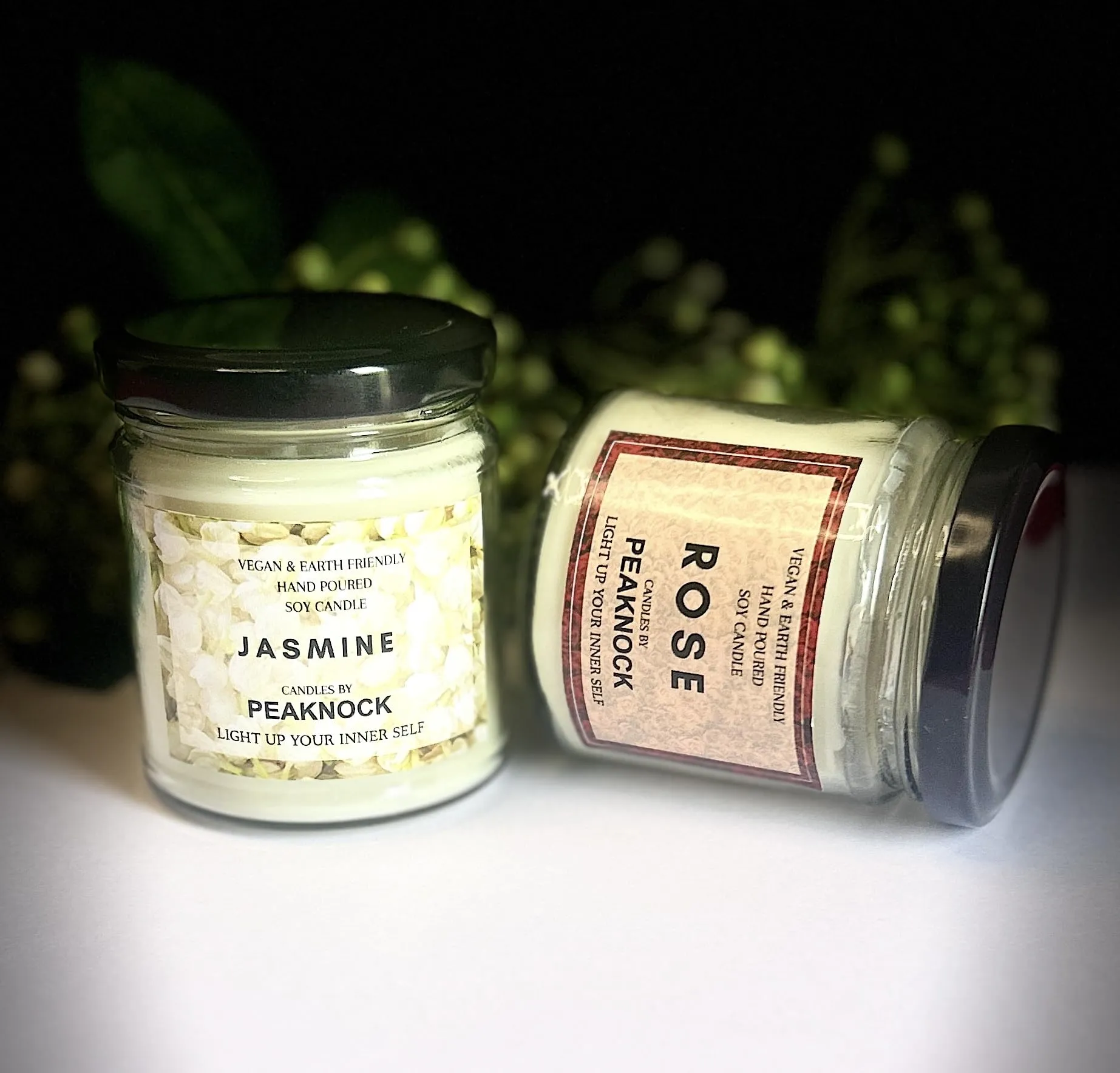 Scented Candles for Home Decor | 200ML Big Size High Fragrance Candles for Bedroom | Candles for Gifting | Combo Pack | (Rose-Levender-Jasmine)