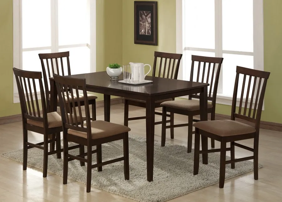 Tiffany Brown Wood Modern Dining Chair - 2pcs