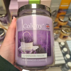 Wax Lyrical Colony Lavender Fields Large Jar Candle