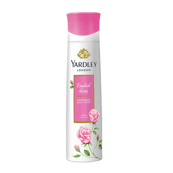 YARDLEY LONDON ENGLISH ROSE REFRESHING BODY SPRAY 150ML